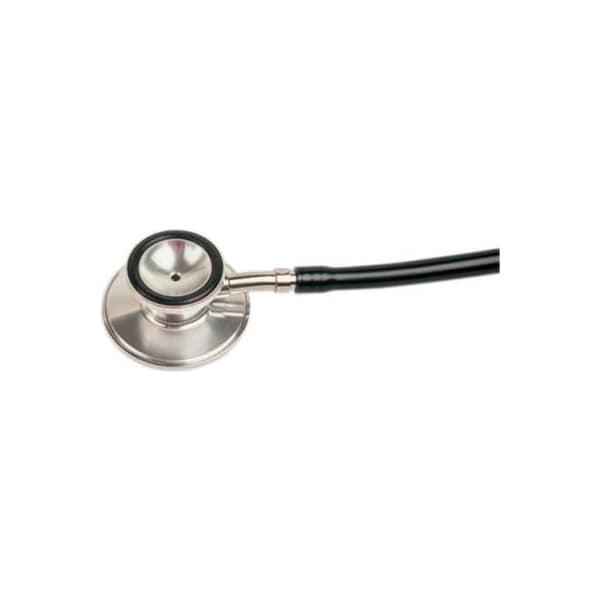 Fabrication Enterprises FEI Dual Head Stainless Steel Stethoscope, Adult Type, 28" Length, Black 113926 - main